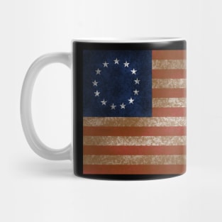 Patriotic Betsy Ross American 1776 Flag Mug